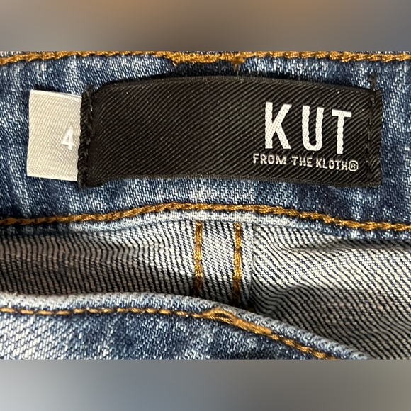 KUT From the Kloth Catherine Boyfriend —Straight Leg Cuff Cropped Jean - Picture 10 of 14